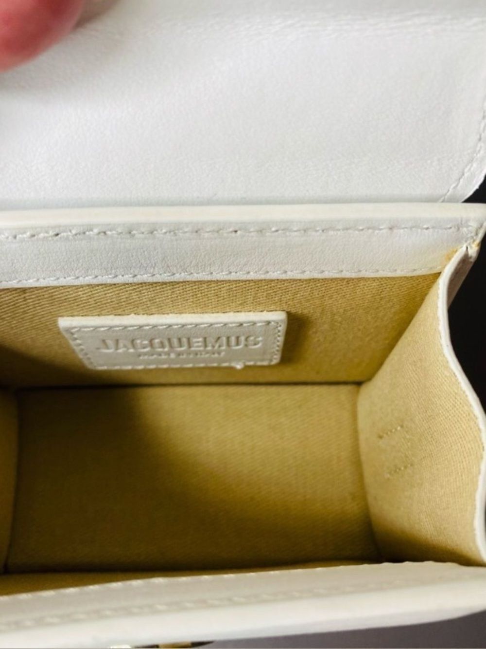 🛍️Jacquemus Authentic MINI Le Chiquito Elegant Cream/White Bag - Picture 5 of 14